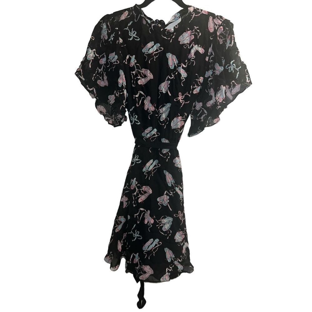✨ZARA STUDIO BALLET PRINT RUFFLE SZ XS/S DRESS✨ - Picture 7 of 11